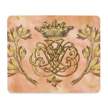 Bach seal / monogram / coat of arms / insignia - Mouse Pad (horizontal) - white - Front
