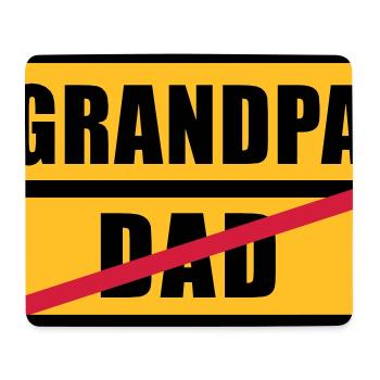 Dad - Grandpa - Mousepad (Querformat) - Weiß - Vorne