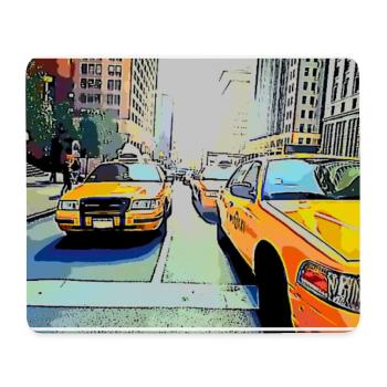 NEW YORK - Mousepad (Querformat) - Weiß - Vorne