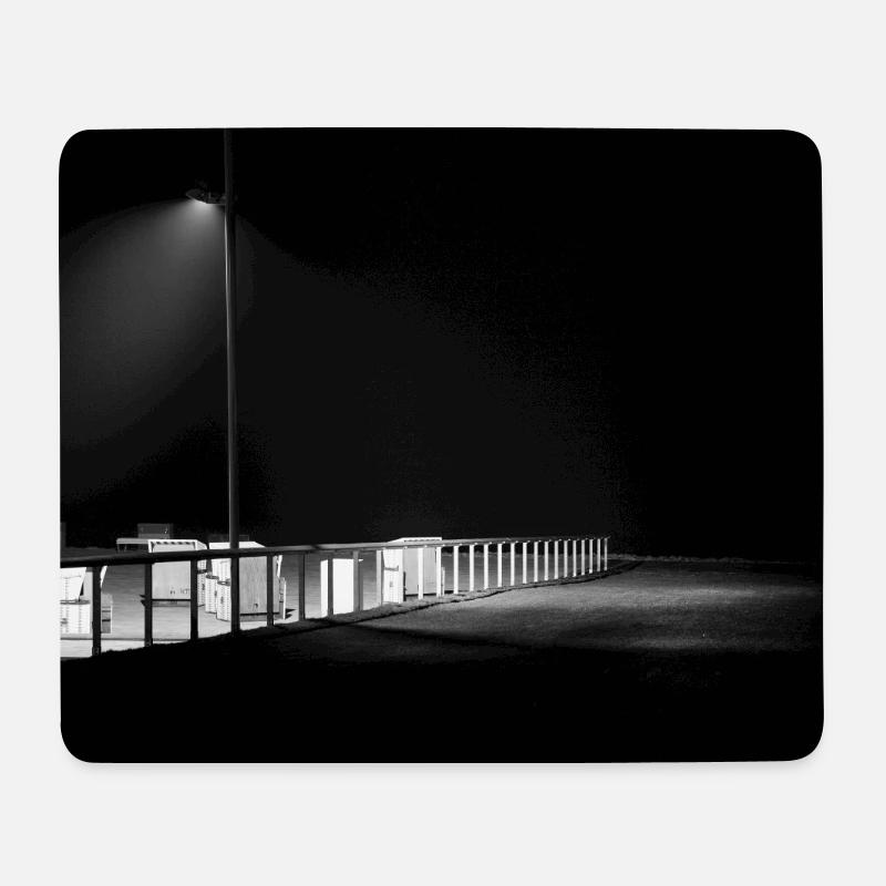 Deich an der Nordsee - Mousepad (Querformat) - Weiß