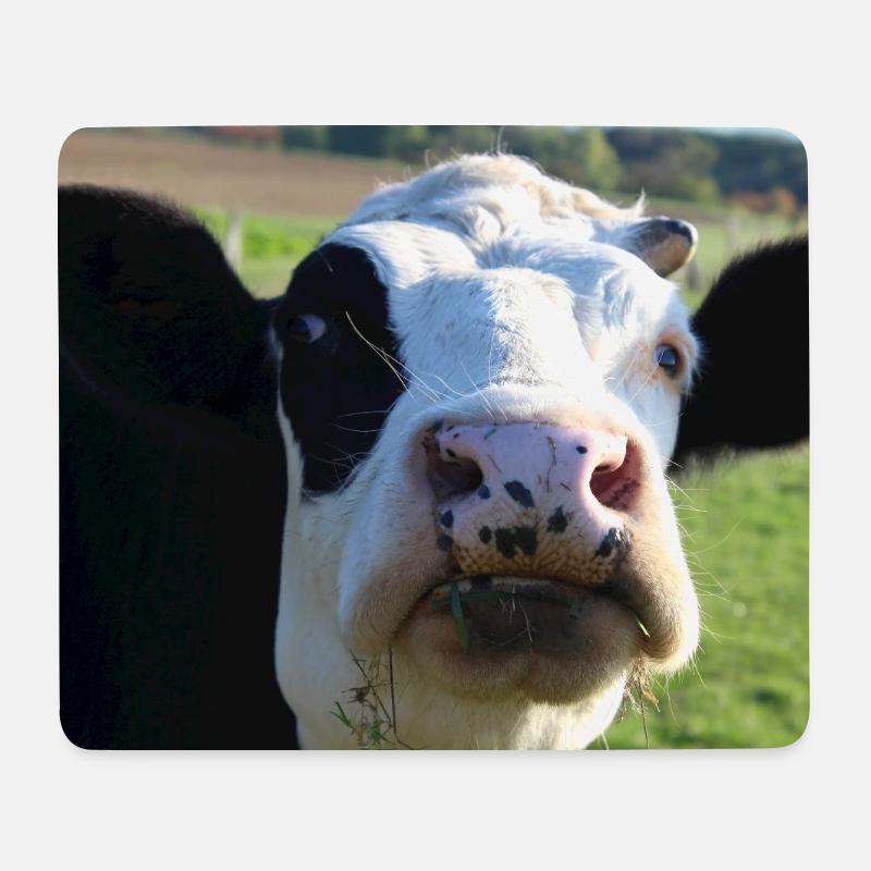 Cow Poster - Mouse Pad (horizontal) - white