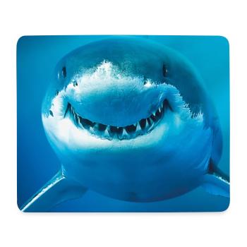 Smiling Shark Underwater - Mouse Pad (horizontal) - white - Front
