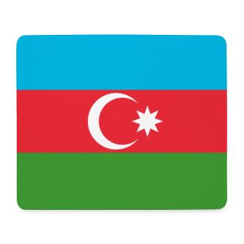 conception de l'affiche drapeau du drapeau de l'Azerbaïdjan Fahne - Tapis de souris (format paysage) - blanc - Devant