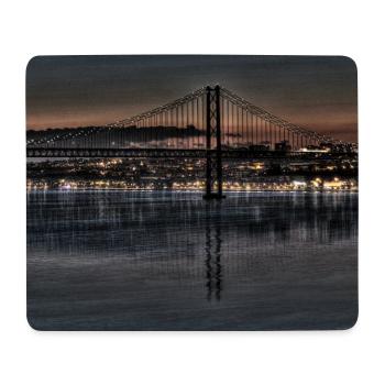 Brücke Lissabon - Mousepad (Querformat) - Weiß - Vorne
