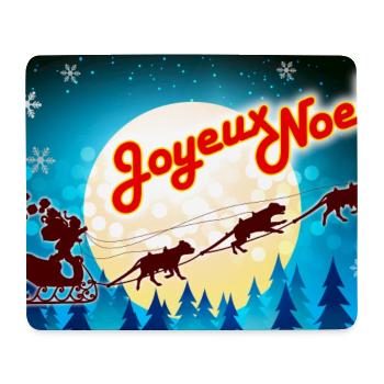026 staffies traineau - Tapis de souris (format paysage) - blanc - Devant