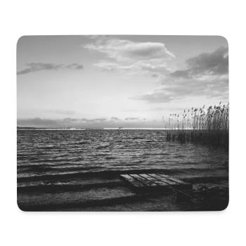 Wilder See, Resko-See Kołobrzeg Dźwirzyno - Mousepad (Querformat) - Weiß - Vorne