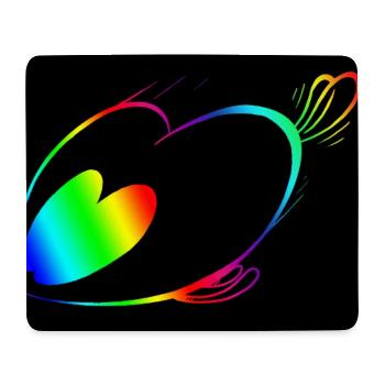 Filou speed poster - Tapis de souris (format paysage) - blanc - Devant
