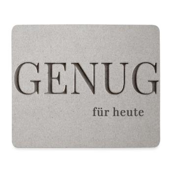 Enough-for today - Mouse Pad (horizontal) - white - Front