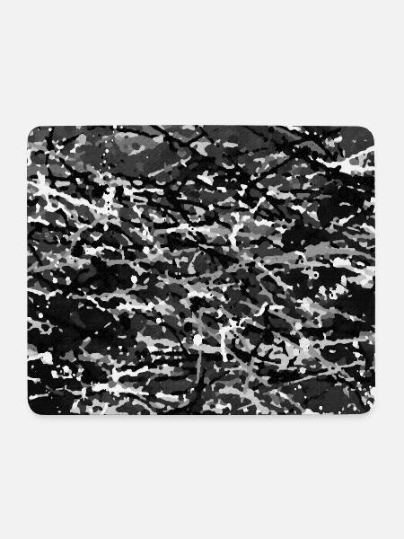 kinetisches_geflecht - Mousepad (Querformat) - Weiß