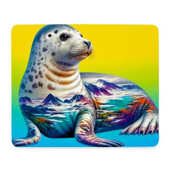 Siegel - Mousepad (Querformat) - Weiß - Vorne