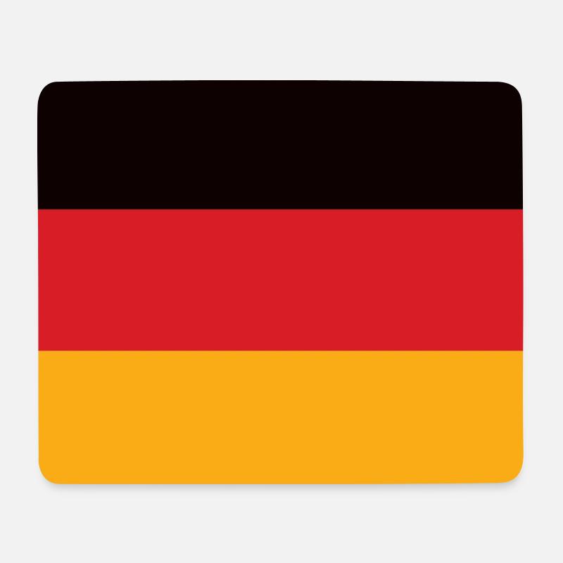 Germany Tricolor Flag - Mouse Pad (horizontal) - white