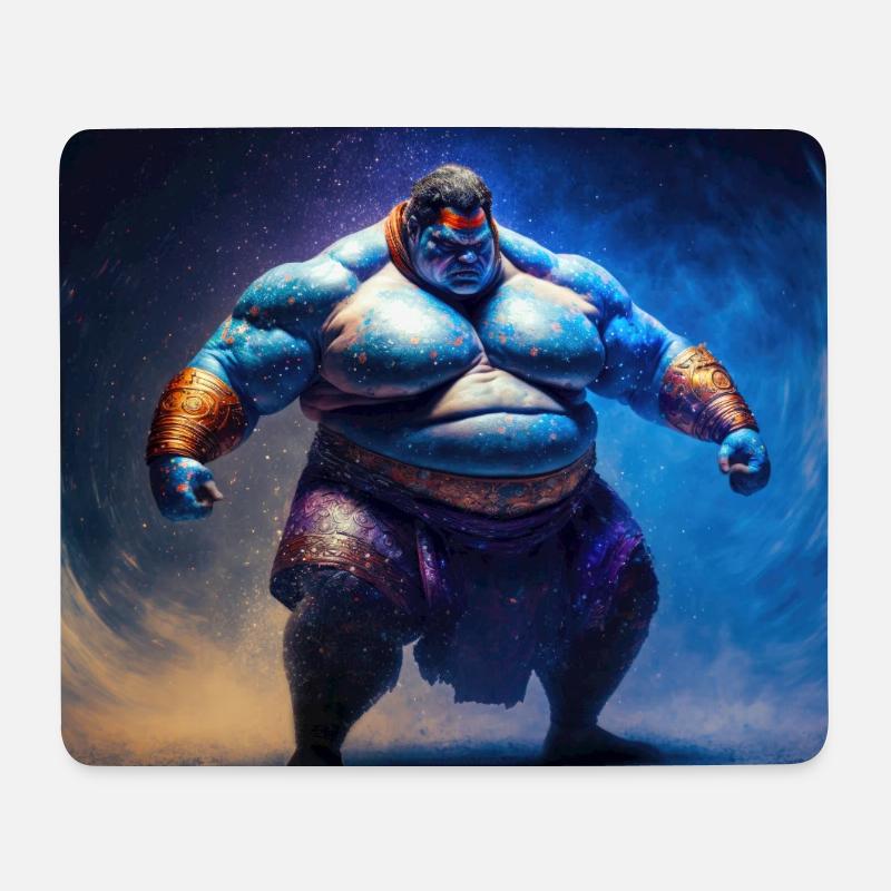 Sumo God - Mouse Pad (horizontal) - white
