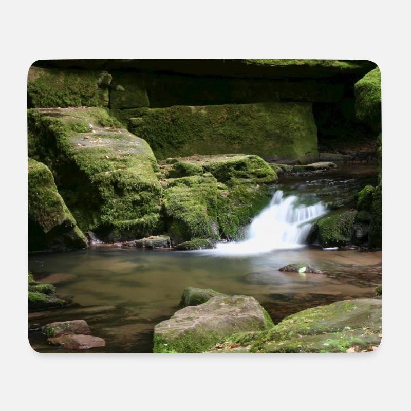 MONBACH IM NORDSCHWARZWALD - Mousepad (Querformat) - Weiß