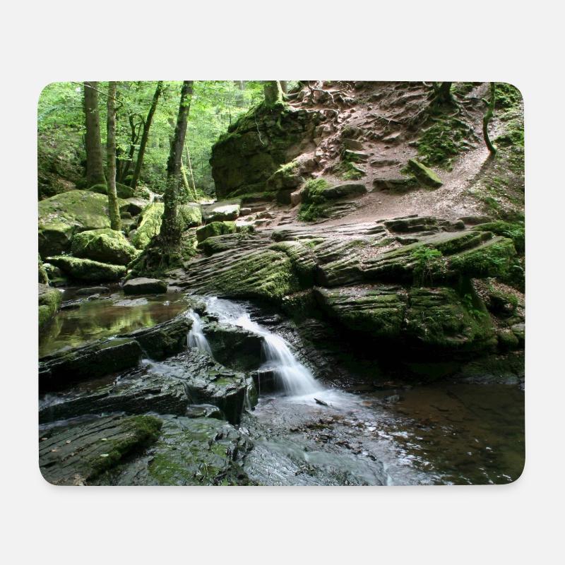 MONBACH IM NORDSCHWARZWALD - Mousepad (Querformat) - Weiß
