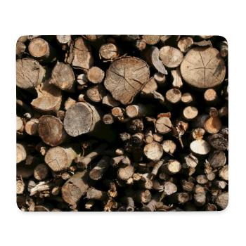 ROUND TIMBER - Mouse Pad (horizontal) - white - Front