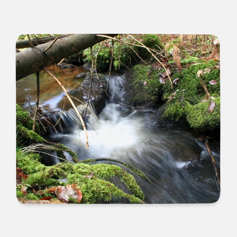 WALDBACH NAGOLDTAL - Tapis de souris (format paysage) - blanc