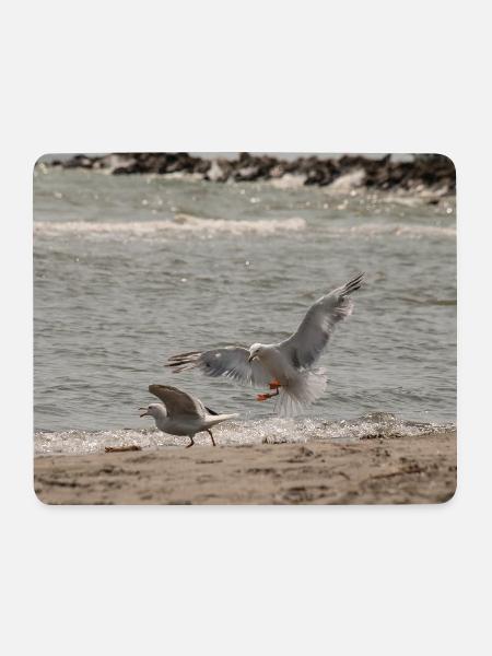 Zwischen Himmel und Meer - Mousepad (Querformat) - Weiß