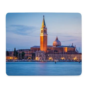 San Giorgio Maggiore am Abend - Mousepad (Querformat) - Weiß - Vorne