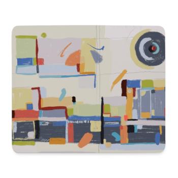 Notes from a Threshold - Mousepad (Querformat) - Weiß - Vorne