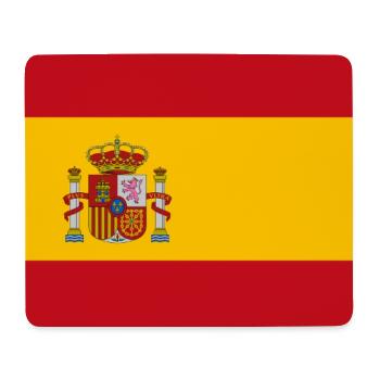 ESPAGNE ESPAGNE EUROPE FAN DE SPORT ESPAGNOL - Tapis de souris (format paysage) - blanc - Devant