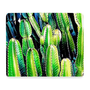 Kaktus - Mousepad (Querformat) - Weiß - Vorne