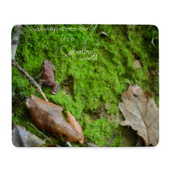 fabiolous world Froschi - Mouse Pad (horizontal) - white - Front