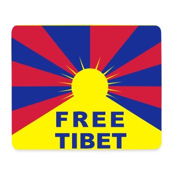 Free Tibet - Mouse Pad (horizontal) - white - Front