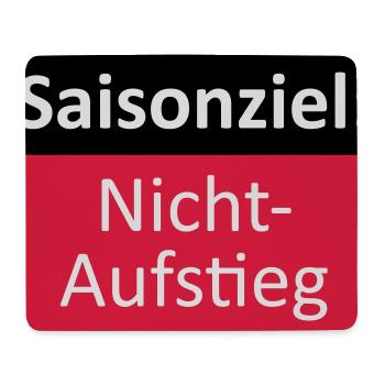 Aufstieg / Nichtaufstieg - Mousepad (Querformat) - Weiß - Vorne