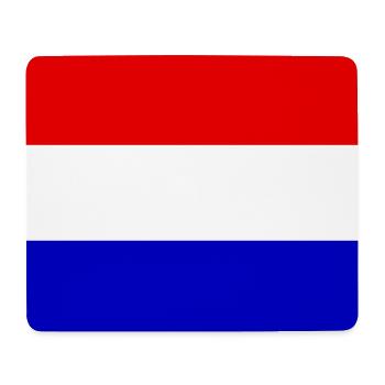 Holland flag - Mouse Pad (horizontal) - white - Front