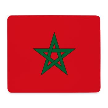 Morocco flag - Mouse Pad (horizontal) - white - Front