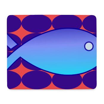 SARDINE. FISH. APRIL FOOL. EASTER. SEA - Mouse Pad (horizontal) - white - Front