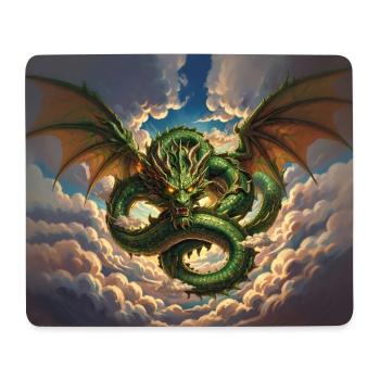 Dragon Storm over Clouds - Mouse Pad (horizontal) - white - Front