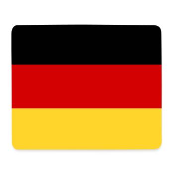 Deutsche Flagge - Mousepad (Querformat) - Weiß - Vorne