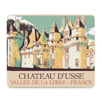 Château d'Ussé, Loire Valley - Mouse Pad (horizontal) - white - Front