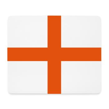 England Flagge 2 - Mousepad (Querformat) - Weiß - Vorne