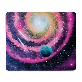 Pink Galaxy - Mouse Pad (horizontal) - white - Front