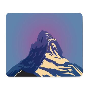 Cervin Suisse Montagne - Tapis de souris (format paysage) - blanc - Devant