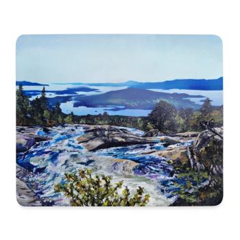 Bremstølen - Mouse Pad (horizontal) - white - Front