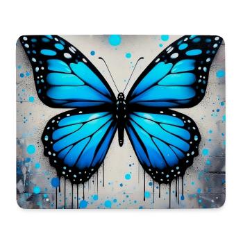 papillon - Tapis de souris (format paysage) - blanc - Devant