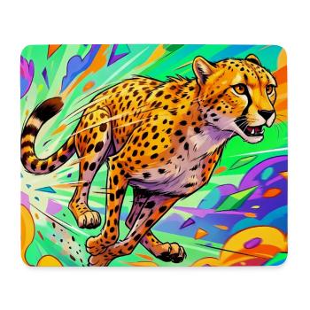 cheetah - Mouse Pad (horizontal) - white - Front