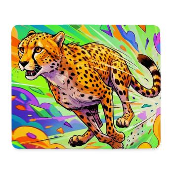 cheetah - Mouse Pad (horizontal) - white - Front