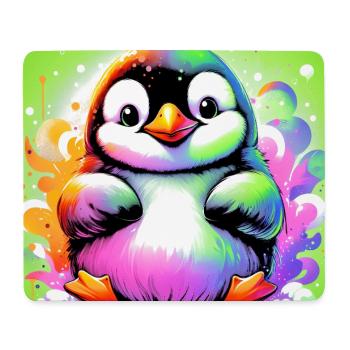 penguin - Mouse Pad (horizontal) - white - Front