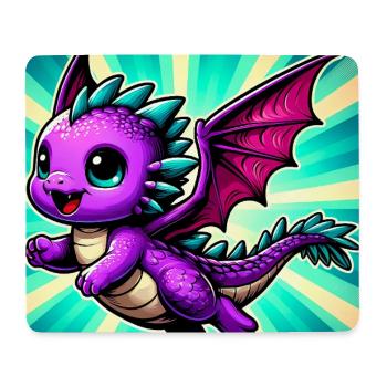 dragon - Mouse Pad (horizontal) - white - Front