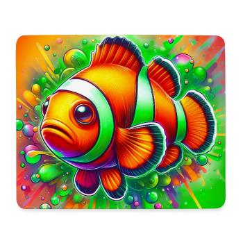 Clownfish - Mouse Pad (horizontal) - white - Front