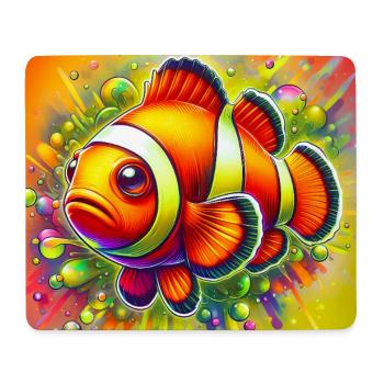 Clownfisch - Mousepad (Querformat) - Weiß - Vorne