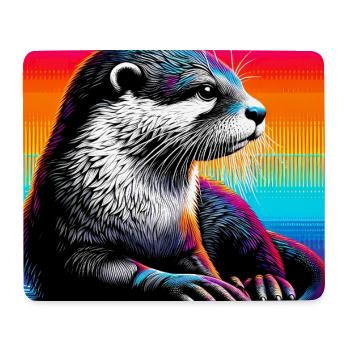 otter - Mouse Pad (horizontal) - white - Front