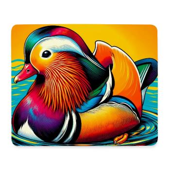Mandarin duck - Mouse Pad (horizontal) - white - Front