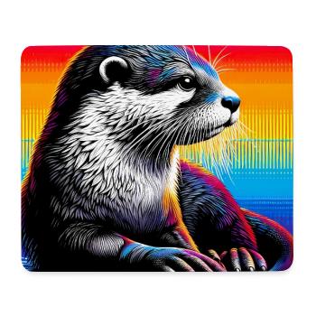 otter - Mouse Pad (horizontal) - white - Front