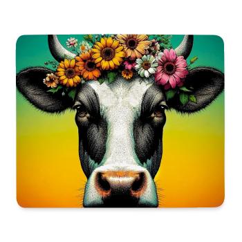 cow - Mouse Pad (horizontal) - white - Front
