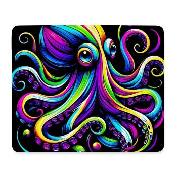 Krake - Mousepad (Querformat) - Weiß - Vorne